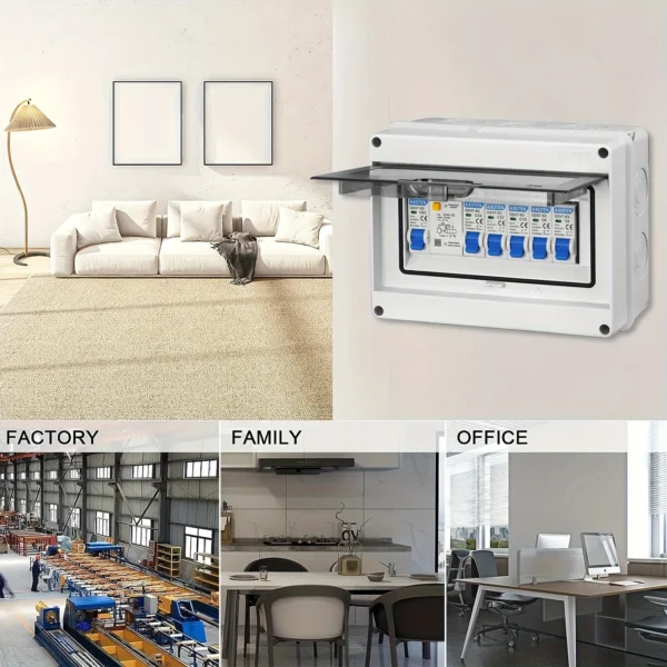 Miniature Circuit Breaker Combination Switch Box