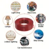 Flexible 2-Conductor Extension Cord - Red