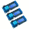 3pcs Blue 12V Timer Relay Module