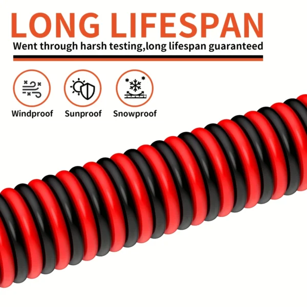 Flexible 2-Conductor Extension Cord - Red