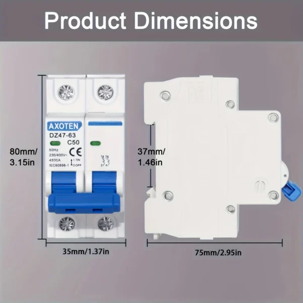 AC Air Switch DZ47 63  Pack of 6