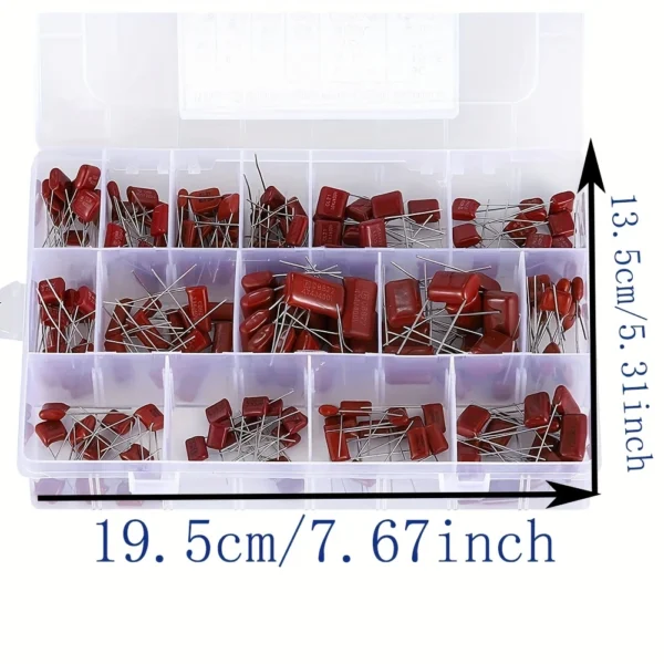 180PCS Metal Film Capacitors Kit